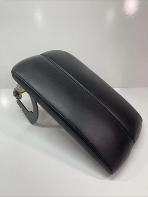 Console central Infiniti M35 M45 2007-2010 couro preto apoio de braço conjunto de tampa fabricante de equipamento original - Imagem 1 de 4