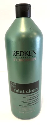 Redken для мужчин бодрящий шампунь мятный чистый 33,8 жидк. унц. - Изображение 1 из 2