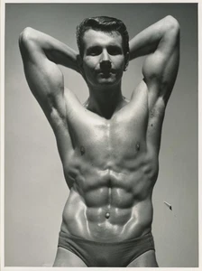 Männlicher Bodybuilder Fotowettbewerb 1957 Arax Gay Interest Jacques Leclerc - Bild 1 von 2