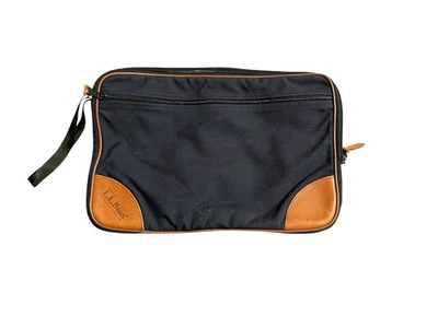 Vintage LL Bean Laptop Case/Bag w/Leather Trim 11"x15" (Fits a 13" Mac Book Pro) - Image 1 of 3