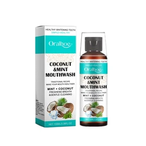 100ml Coconut & Mint Mouthwash Remove Stains, Freshen Breath And Clean Teeth - Picture 1 of 6