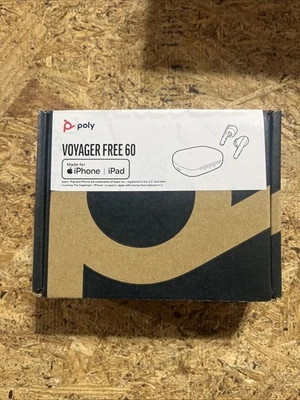 Auriculares inalámbricos verdaderos Poly Voyager Free 60 UC - negros Foto 1 de 4