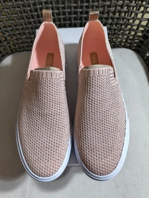  Nuevas Tenis Nine West Para Mujer Lance2 Rosa Claro Brillante Sin Cordones Tejido Talla 8  Foto 1 de 4