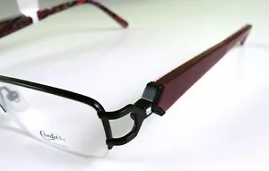 Candies CT Brynn SBLK Glasses Frames, Size 50-18-135, Black/Plum, New - Picture 1 of 8