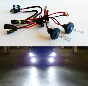 2x bombillas XENON HID H7 6000 K cristal blanco 35W aire acondicionado 2005 Ford Escape faros - Imagen 1 de 8