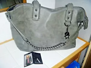 ANASTACIA Shopper aus Aldi Kollektion grau anthrazit mit Anhänger an Bastler - Bild 1 von 10