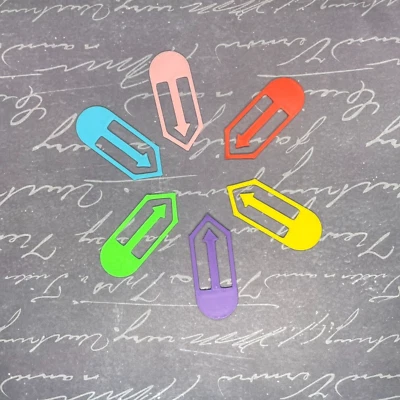 SPARROW SALE Arrow Shape Set of 6 Book Markers Cute Page Marker Gift For Readers Bookmarks