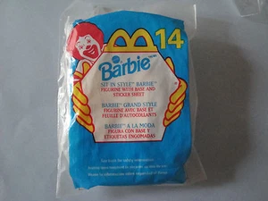 McDonalds Barbie Collection Sit In Style Barbie McDonald's Toy #14 - Picture 1 of 2