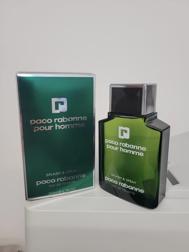 Paco Rabanne Pour Homme 6,7 OZ Eau de Toilette Spray o Splash Foto 1 de 1