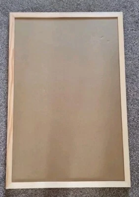 Wooden Framed Rectangular Display Cork Type Board - 60cm X 40cm - Image 1 of 4