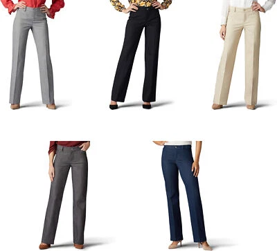 Lee Women's Ultra Lux with Flex Motion Regular Fit Trouser Pants - Image 1 of 4