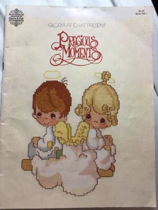 1980 Gloria & Pat Precious Moments PM-1 Counted Cross Stitch Pattern Book 12364 - Picture 1 of 4