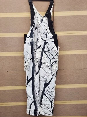 Master Sportsman Men's Insulated & Waterproof Camo/Snow Camo Bib Overalls MEDIUM - image 1 of 4