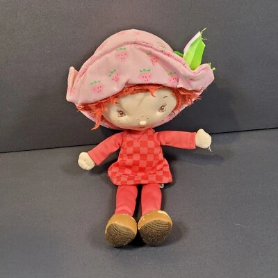 Ban Dai Plush Doll Strawberry Shortcake Vintage 2003 Stuffed Soft Girl - Image 1 of 4