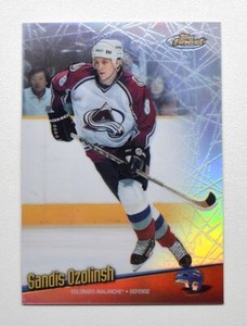 1998-99 Finest Refractors #116 Sandis Ozolinsh