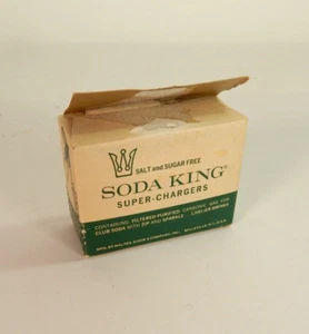 Vintage Green Soda King Super Chargers Open Box's Un-used Set of 2 - Picture 1 of 3
