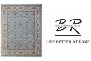 Blackamoor Rugs  Traditional Area Rug - Malika Floral Pattern Hand Tufted - Picture 1 of 24