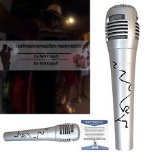 LaToya Jackson Signed Microphone Mic La Toya 5 Proof Beckett BAS Autograph Cert
