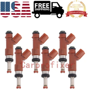 For Toyota Avalon Camry Highlander RAV4 Sienna Venza 3.5L V6 6PCS Fuel Injectors - Picture 1 of 9