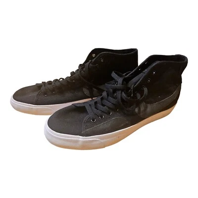 NEW Nike SB Blazer Court Mid Premium Shoes Mens Size 14 Black White Soles - Image 1 of 4