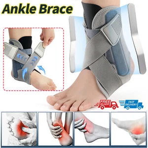 Ankle Support Brace Foot Drop Splint Orthotics Fracture Sprain Injury Support US - Picture 1 of 26
