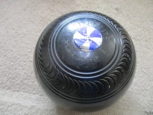 1 x TYROLITE - Taylor Rolph - Black Lawn Bowl Bowls Size 5 - BIBC 83 - Excellent - Picture 1 of 9