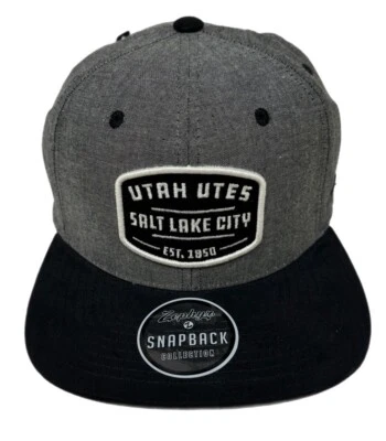 Zephyr NCAA Utah Utes “Chivalry” Flat Bill SnapBack Hat BRAND NWT - Image 1 of 4