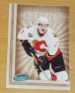 DION PHANEUF - 2005-06 Parkhurst Hockey - 'Box Bottom' RC - Blank Back - Picture 1 of 3