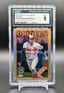 Gunnar Henderson - 2023 Topps Chrome Update Series '88 RC Refractor (CGC MINT 9) - Picture 1 of 3