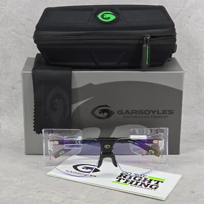 Очки солнцезащитные Gargoyles подлинные Arnold Terminator 85s прозрачные линзы черная оправа - Изображение 1 из 4