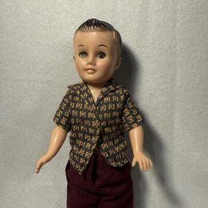 1950'S VOGUE 10” JEFF DOLL in Original Boxers, Eyes Read - Imagen 1 de 12