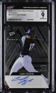 2024 Leaf Press Pass Premium Cam Kozeal #BA-CK1 95/199 Autographs CGC 9 - Picture 1 of 2
