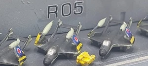 Sea Venom 1/700 model with both wings Folded and flight Set of 10 - Picture 1 of 5