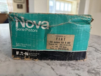 Juego de 4 pistones Fiat 124 73 mm nuevo stock antiguo Foto 1 de 4