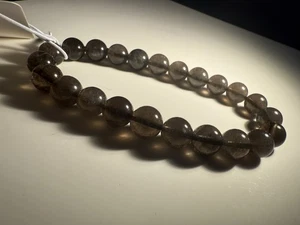 Pulsera elástica Arizona Meteorite/Cintamani auténtica de 8,7 mm/cuentas de 8,7 mm - Imagen 1 de 16
