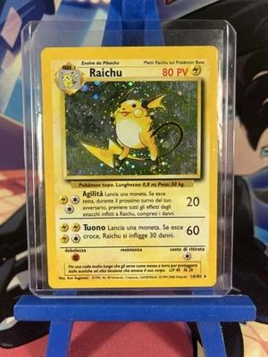 POKÉMON SET BASE UNLIMITED HOLO RAICHU 14/102 [LP] ITA - Immagine 1 di 4