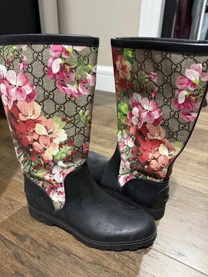 Botas de lluvia Gucci para mujer talla 36 Foto 1 de 4