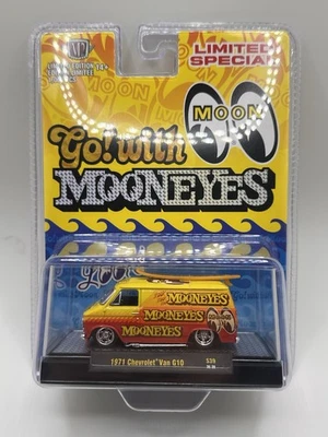 2025 M2 Machines MOONEYES Vanning a Go, Go! Diecast Limited Edition 1971 G10 - Image 1 of 4