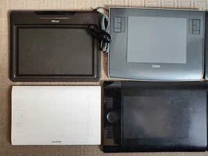 Lot d'emplois tablette à dessin X 7 Wacom Huion Trust - Photo 1/10
