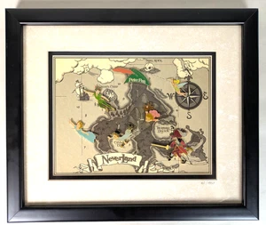 Disney Peter Pan Neverland Pirate Map Limited Edition Pin Set #108/1953 - Picture 1 of 4