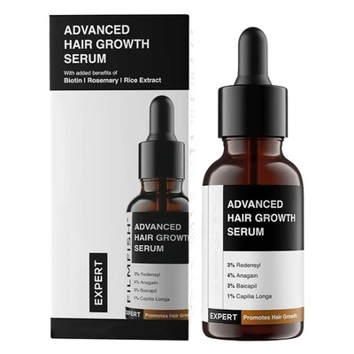 Suero avanzado para el crecimiento del cabello Bare Anatomy 30 ml - Paquete de 2