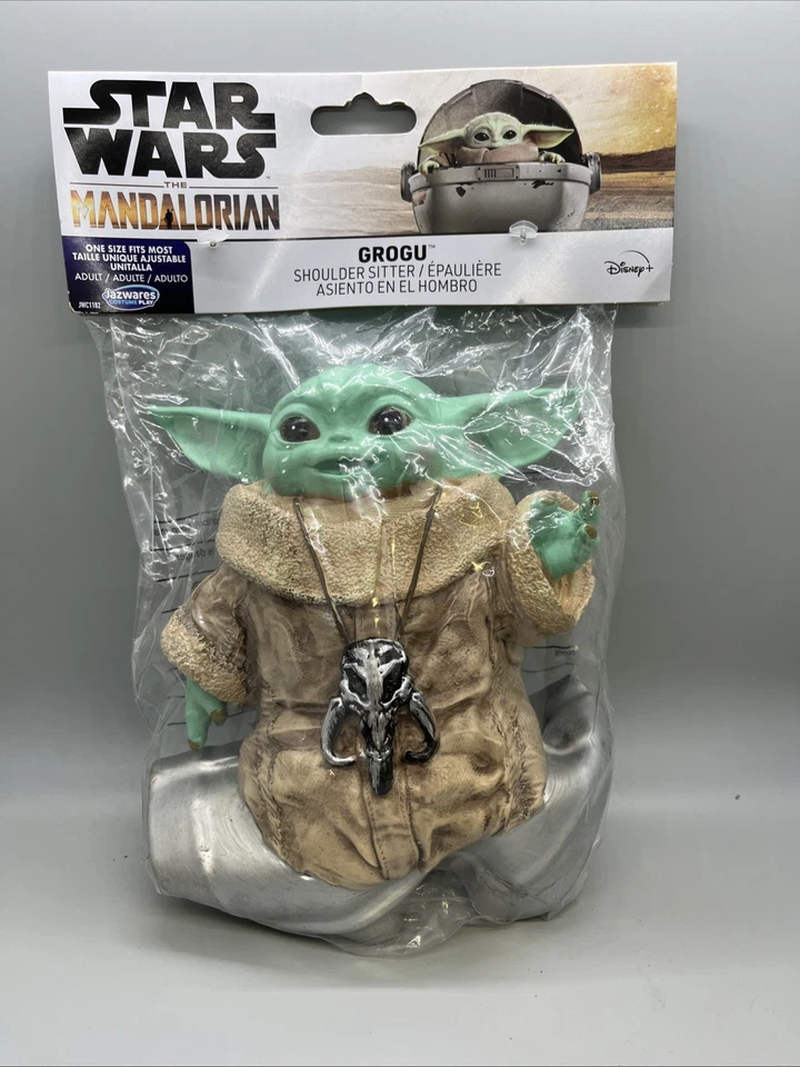 Disney Star Wars Grogu ACCESORIO HOMBRO MANDALORIANO DISFRAZ BEBÉ YODA 7” NUEVO Foto 1 de 3
