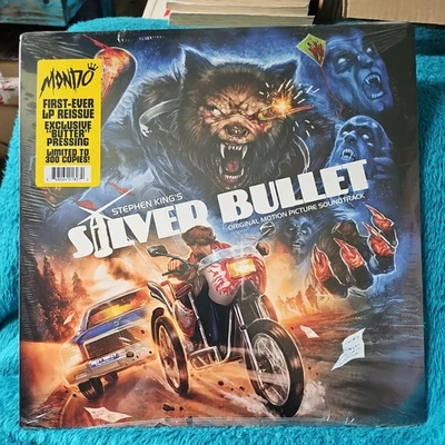 Silver Bullet Stephen king Mondo Butter Pressing Vinyl Record 1/300 New Sealed - Image 1 of 4