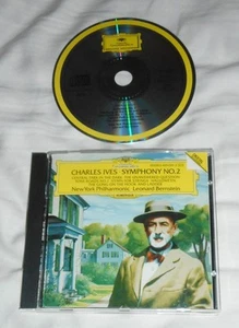 CHARLES IVES: Symphony No. 2 - Central Park in Dark - Etc. CD 1990 DG Bernstein - Photo 1/2