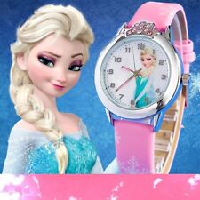 Kinder Armbanduhr Kinderuhr Frozen Die Eiskönigin Mädchenuhr children watch rosa