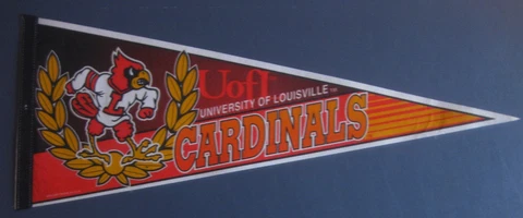 LOUISVILLE CARDINALS PENNANT 12" x 30" NEW NCAA WINCRAFT SPORTS FREE US SHIP Cover