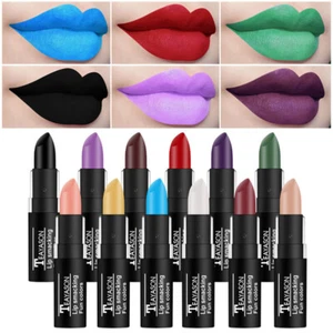 Long Lasting Velvet Matte Lip Gloss Waterproof Lipstick Pigment Makeup 12 Colour - Picture 1 of 32
