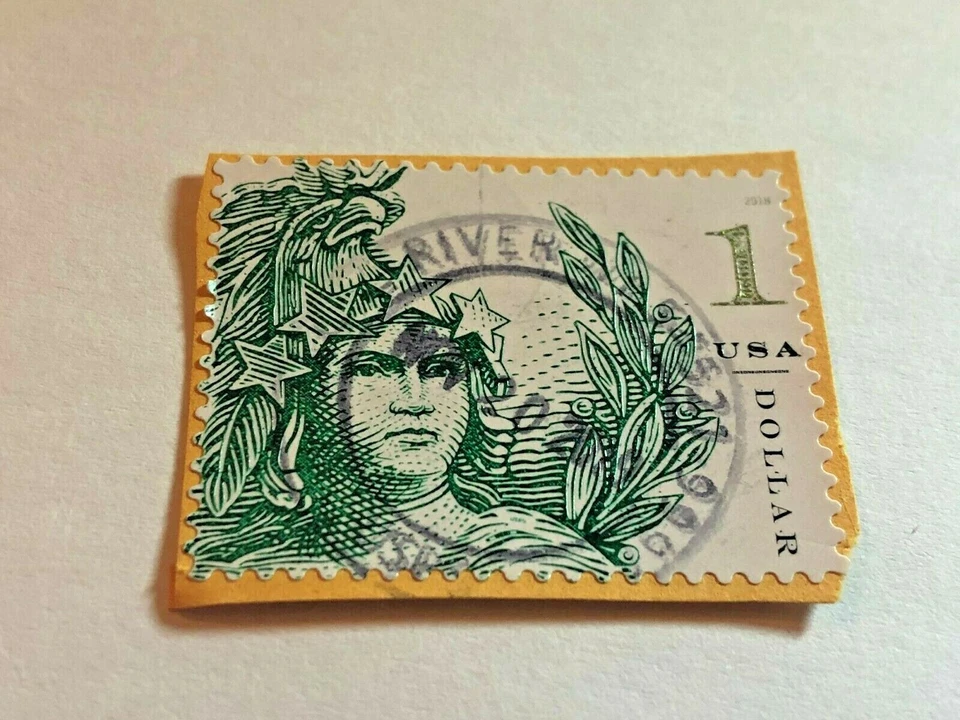 Stamp, USA, 1 DOLLAR, 2018, Used Stamp Collectors - Image 1 of 1