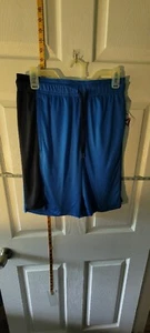 Pantalones Cortos Reebok Para Hombre Pequeños Azul Poliéster Baloncesto Tejido Entrenamiento NUEVO S - Imagen 1 de 7