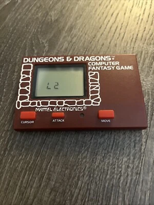 Винтажная компьютерная фэнтезийная игра Dungeons & Dragons 1981 Mattel Electronics Works - Изображение 1 из 4